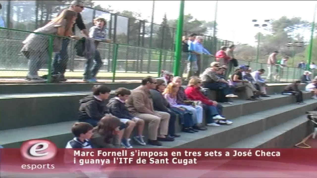 Marc Fornell s'imposa en tres sets a Jos&eacute; Checa i guanya l'ITF de Sant Cugat