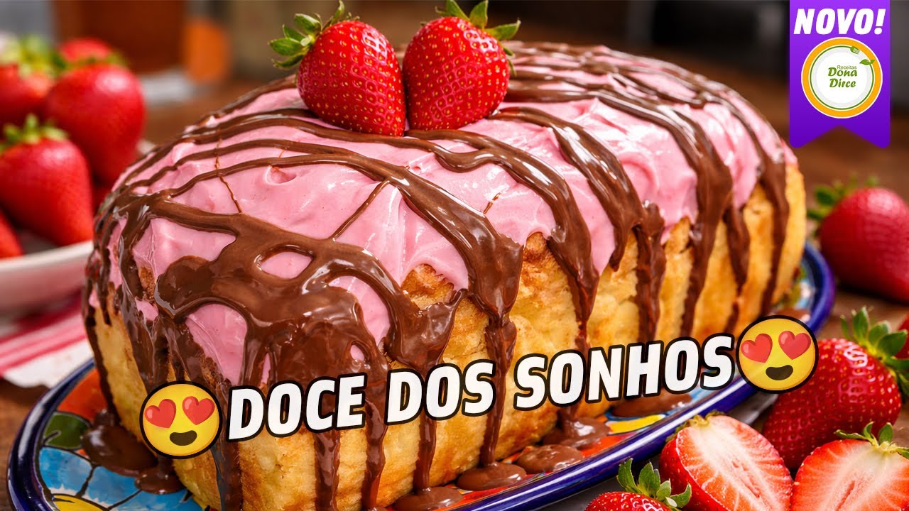 Sobremesa Gelada com Brioche 😍 Fácil de Fazer | Brioche Recheado é Irresistível 😋#1295