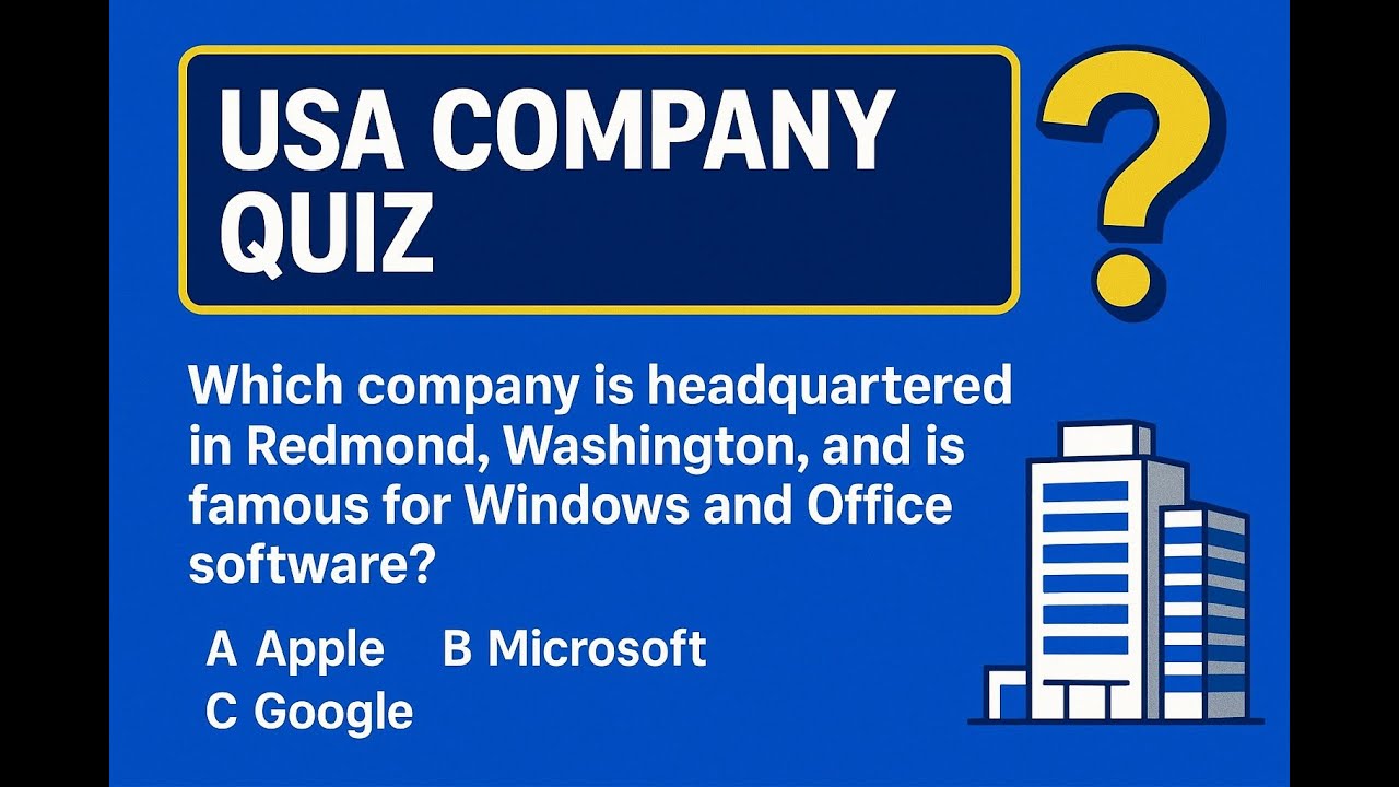 USA Company Quiz – Can You Guess the Biggest American Brands?