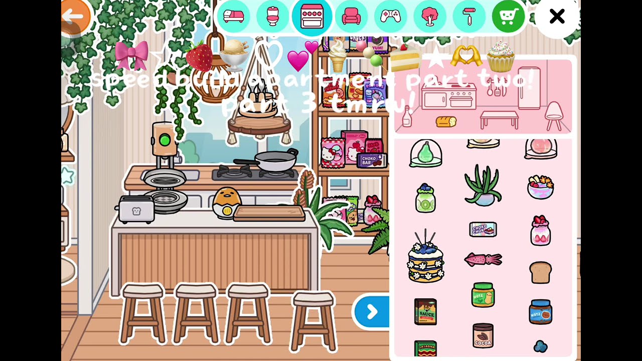 || Speed build apartment part two! || 🧁 Amsr 🫶|| Go check part one! ★||