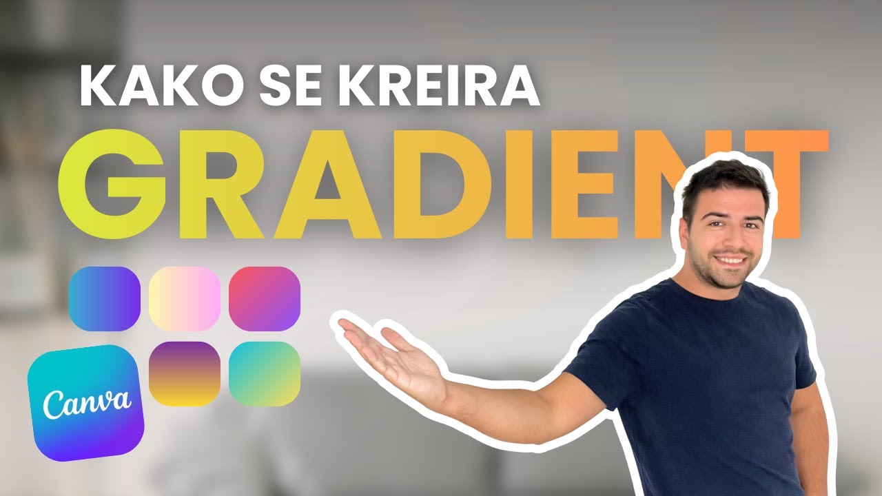 Kako napraviti GRADIENT u Canvi (korak po korak)