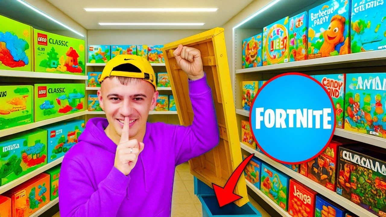 Мы построили 2 секретные комнаты в магазине игрушек!