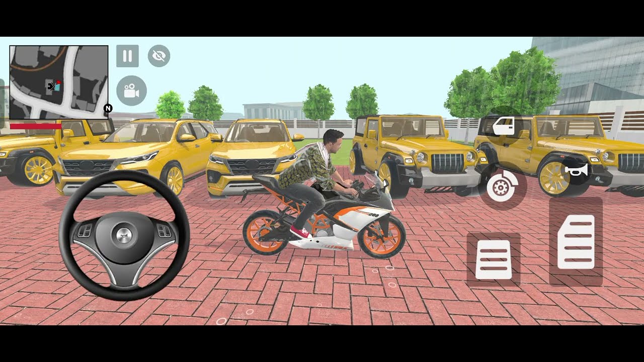 🇮🇳 INDIAN THEFT AUTO SIMULATOR GAME 🎮 FRANKLIN ORDER 3 THAR CAR🔥😎☔ RAINY (Zynx Gaming)