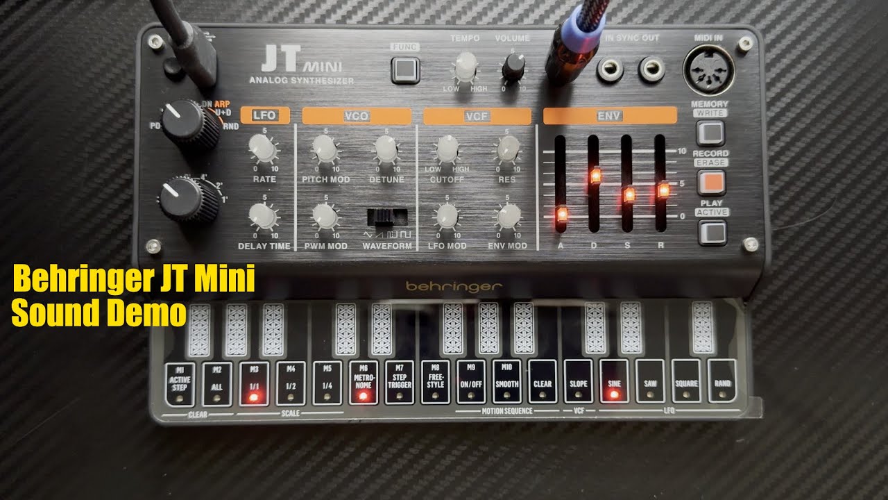 Behringer JT Mini Sound Demo (No Talking, No Effects)