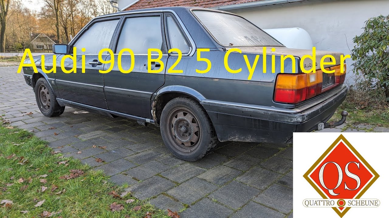 Starting Audi 90 5 cylinder After 10 years quattro_scheune