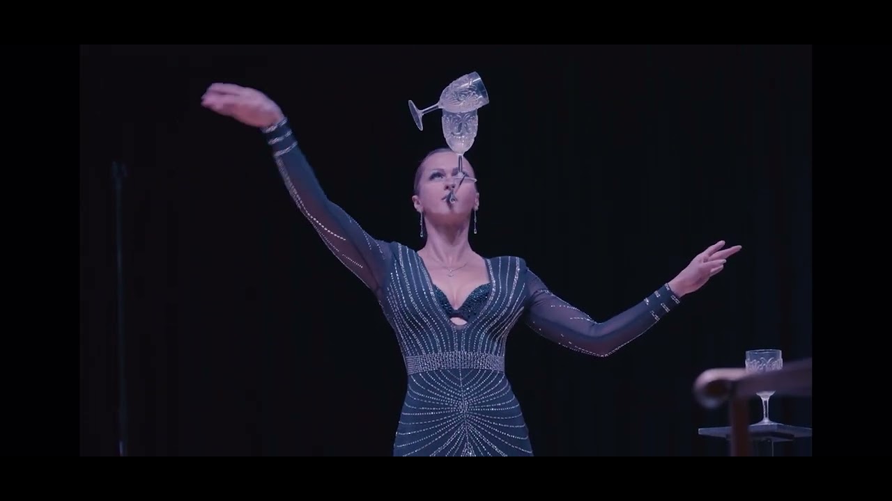 Maria Brown Glass Balance