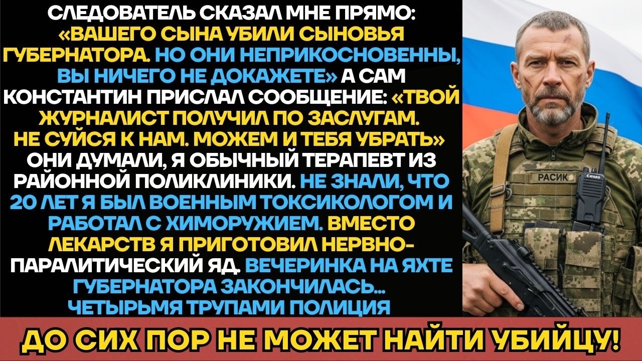 Мажоры Убили Сына Врача, Не Зная Что Отец — Военный Токсиколог. Смертельная Месть На Яхте!