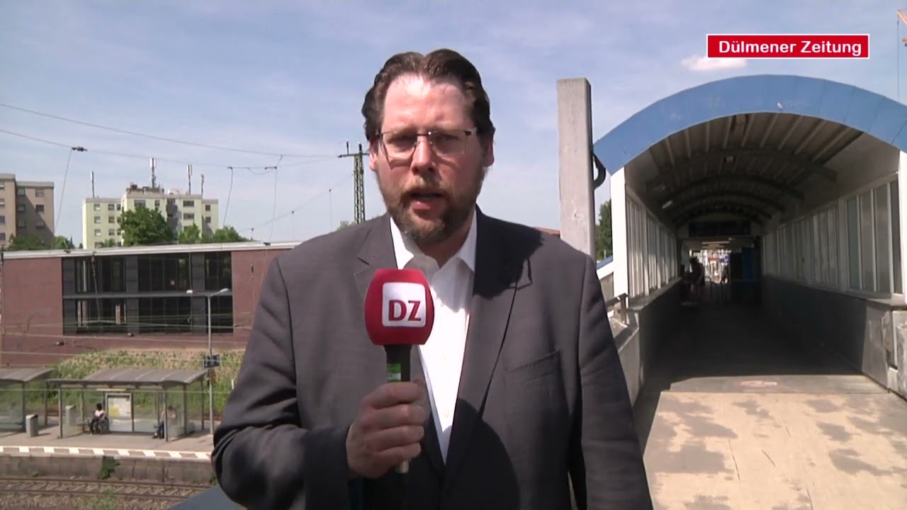 Bahnhof D&uuml;lmen: Stand der  Bauarbeiten im Mai 2022