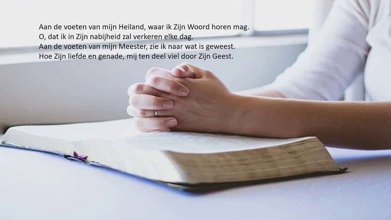 Aan de voeten van mijn Heiland