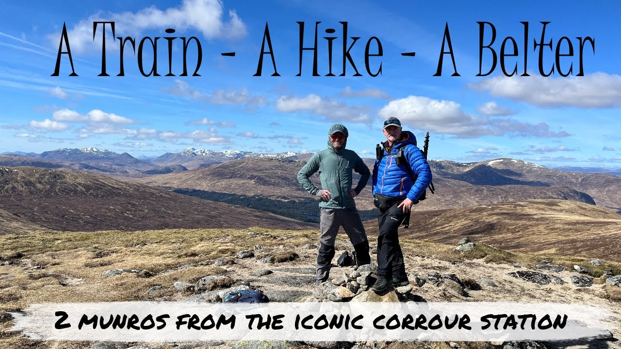 CORROUR MUNROS/TRAIN SPOTTING/CARN DEARG/SGOR GAIBHRE/NW SCOTLAND/HIKING