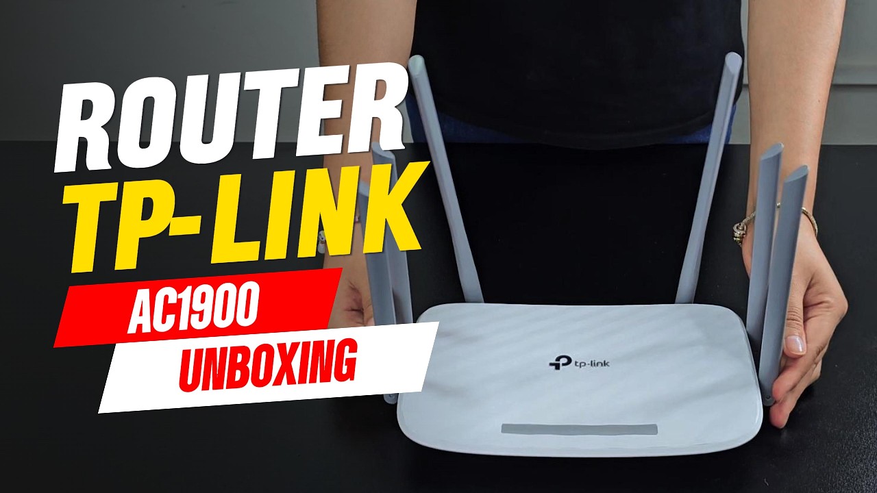 Unboxing ASMR Router TP Link AC1900🤩 Wi-Fi de doble banda con velocidades de hasta 1900 Mbps
