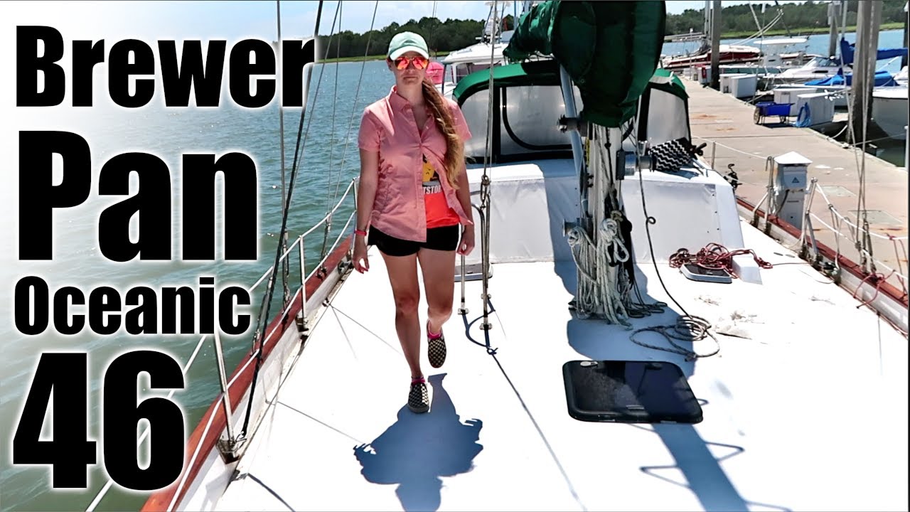 Brewer Pan Oceanic 46 Tour | The BIGGEST Sailboat We've Considered Buying | Sailboat Story 150