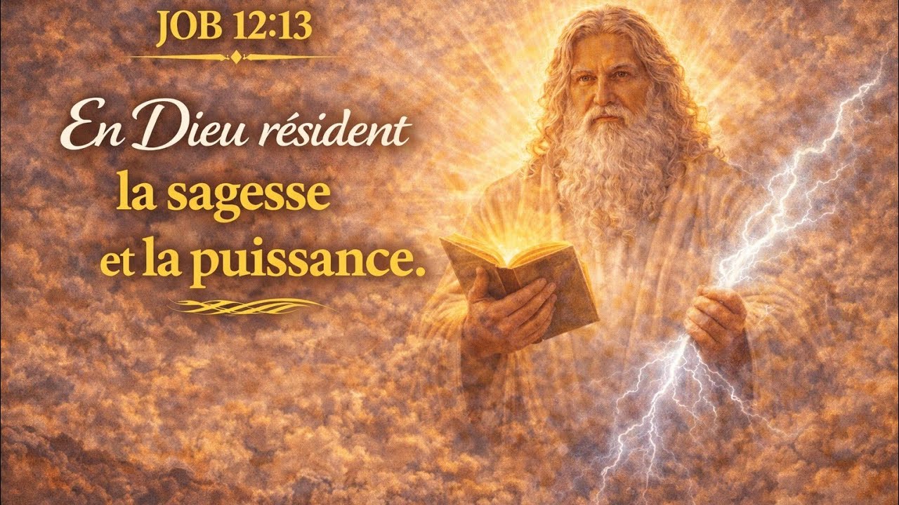JOB 12:13 — POURQUOI NOUS POUVONS AVOIR CONFIANCE EN L’AVENIR ? 🤍