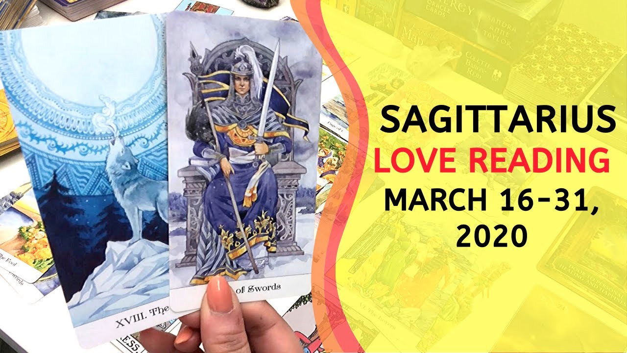 SAGITTARIUS LOVE | They’re Scared to Approach You 😟 ~ March 16-31, 2020 Tarot Reading