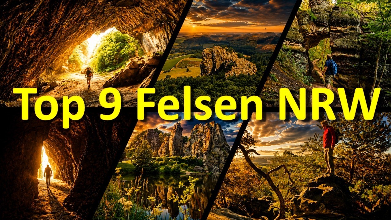 Die schönsten Felsformationen in Nordrhein-Westfalen: Top 9 Felsen NRW