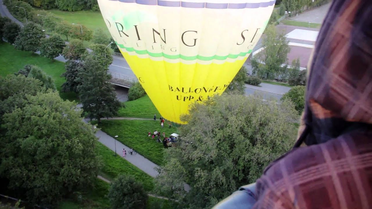 Ballongflyg Upp & Ner AB  -  Lågflygning med luftballong över Stockholm
