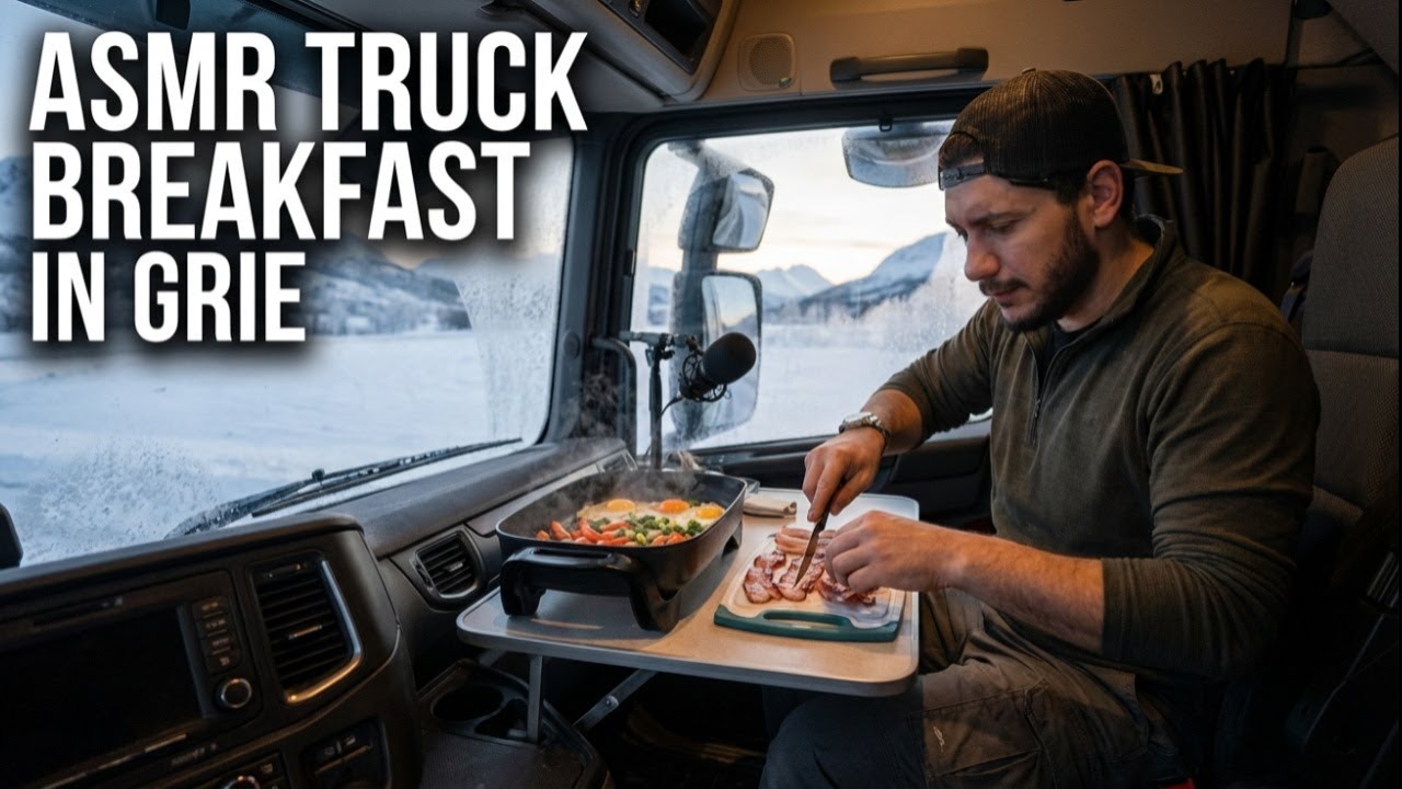 No Talking | Truck Breakfast ASMR