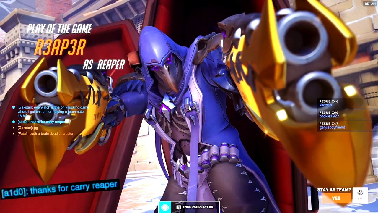 SPIRIT TOP 500 REAPER - POTG! [ OVERWATCH 2 TOP 500 ]