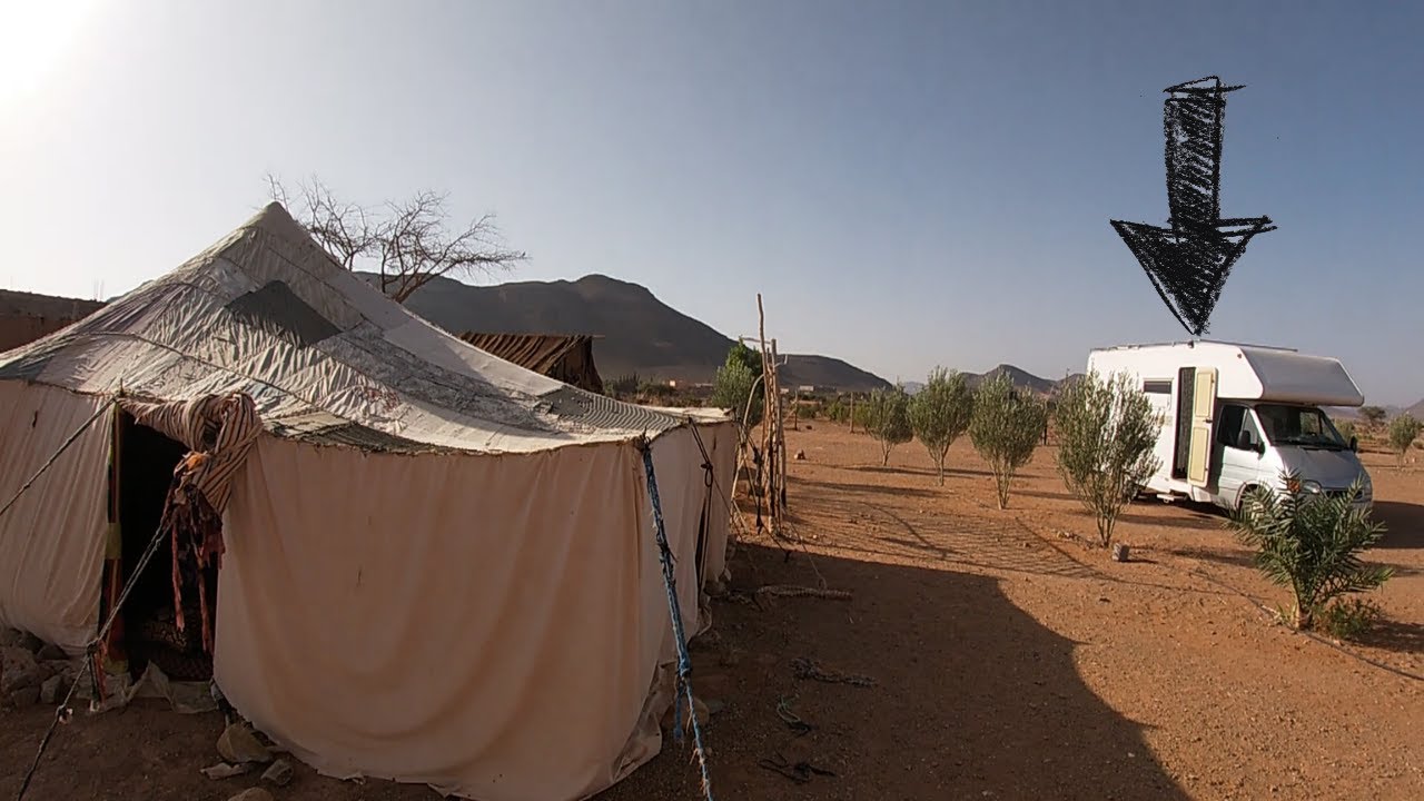61-de Guelmim vers le désert du Maroc - camping car , vanlife