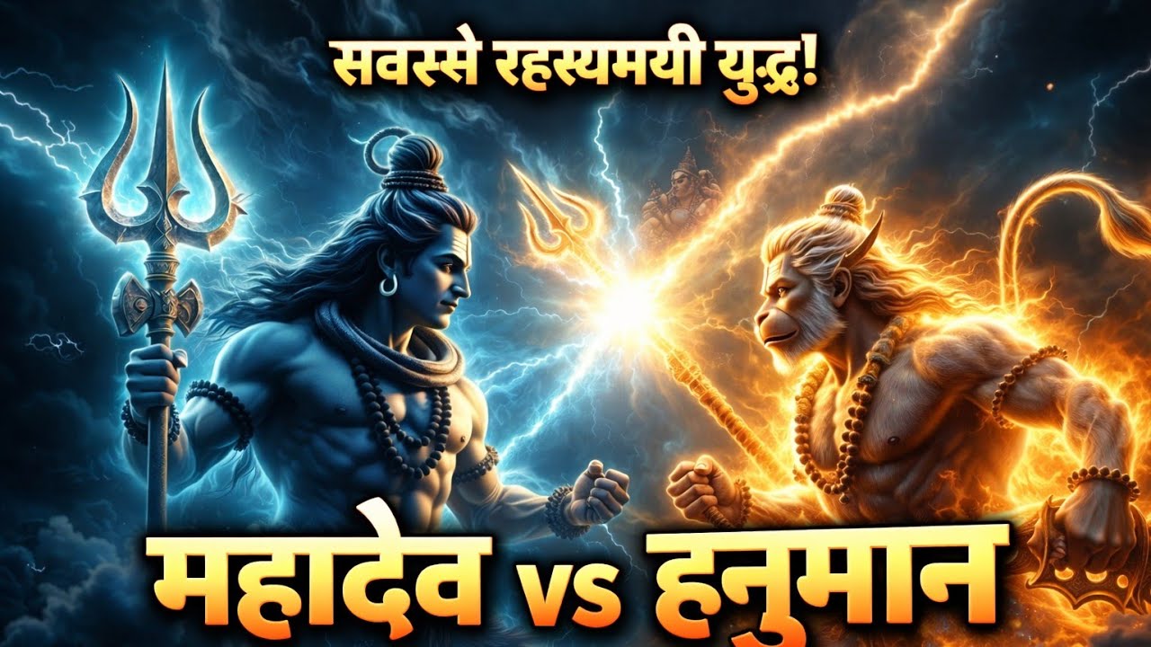 महादेव vs हनुमान का रहस्यमयी युद्ध जब आमने-सामने आए भगवान शिव और हनुमान जी