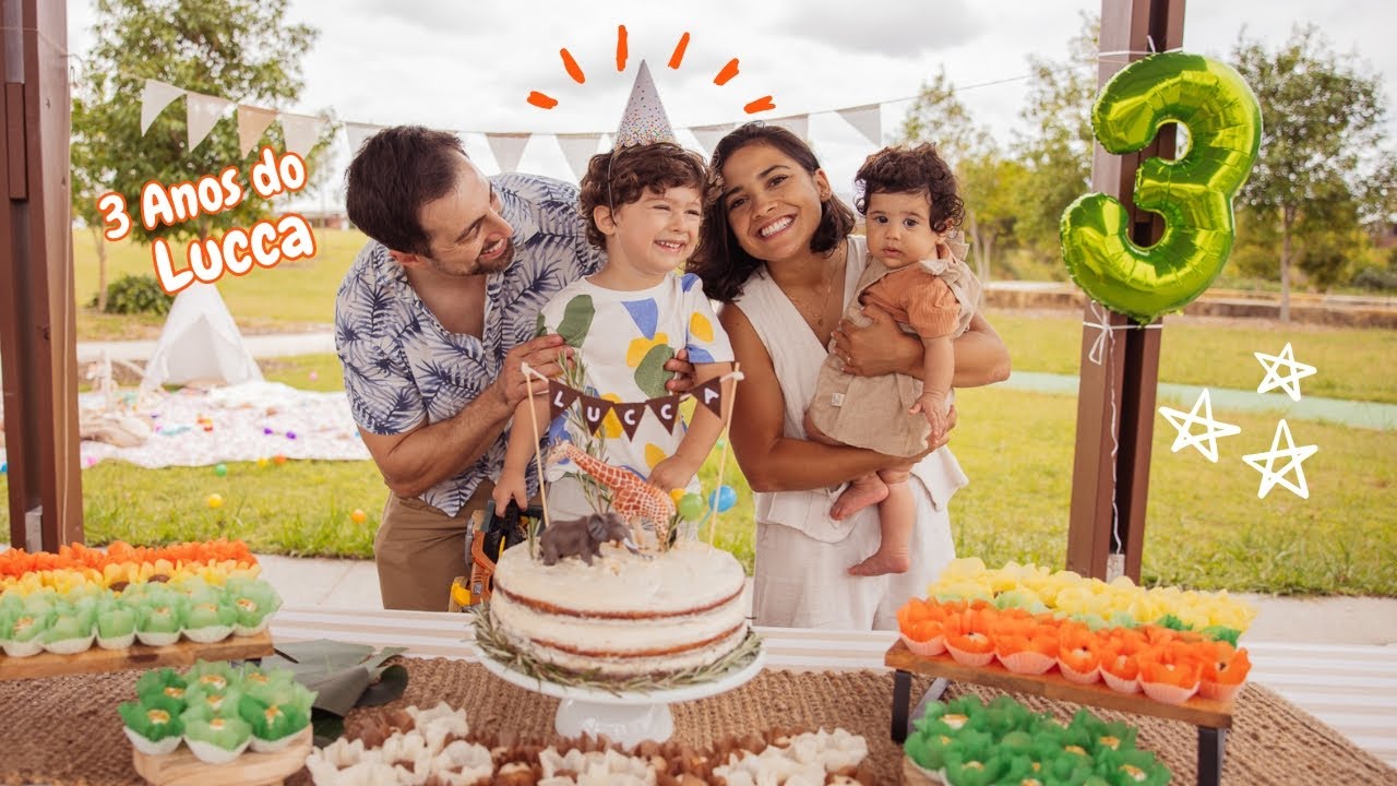 Vlog de Aniversário - 3 anos do Lucca 🥳