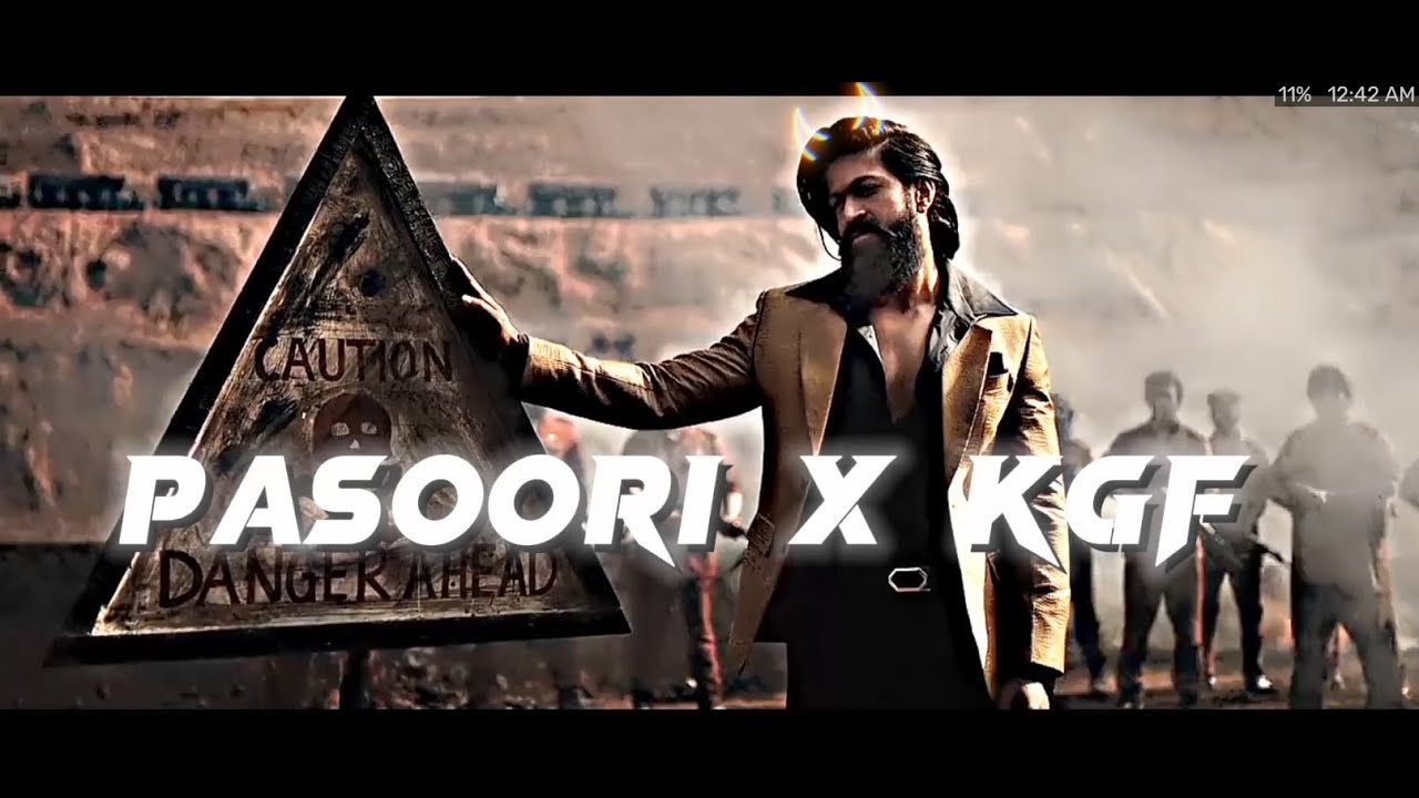 Pasoori x KGF 😈||Whatsapp Status🔥|Rocky Bhai Attitude