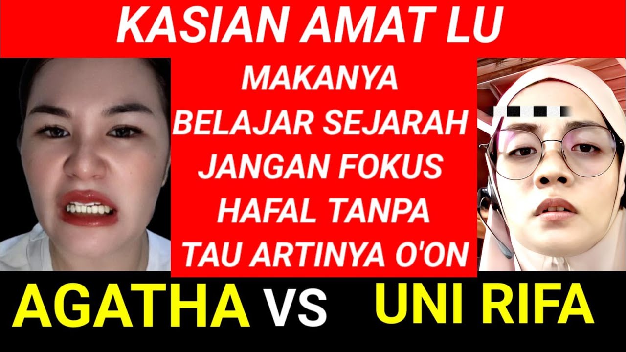 KASIHAN AMAT LU RIF MAKANYA BELAJAR SEJARAH JANGAN MODAL HAFAL TANPA TAU ARTINYA BEGINIKAN JADINYA