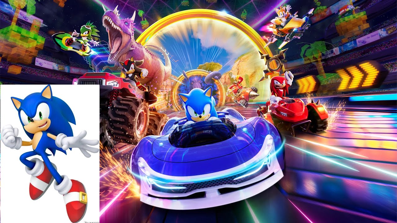 Sonic racing crossworlds grand prix 4: coupe Citrouille