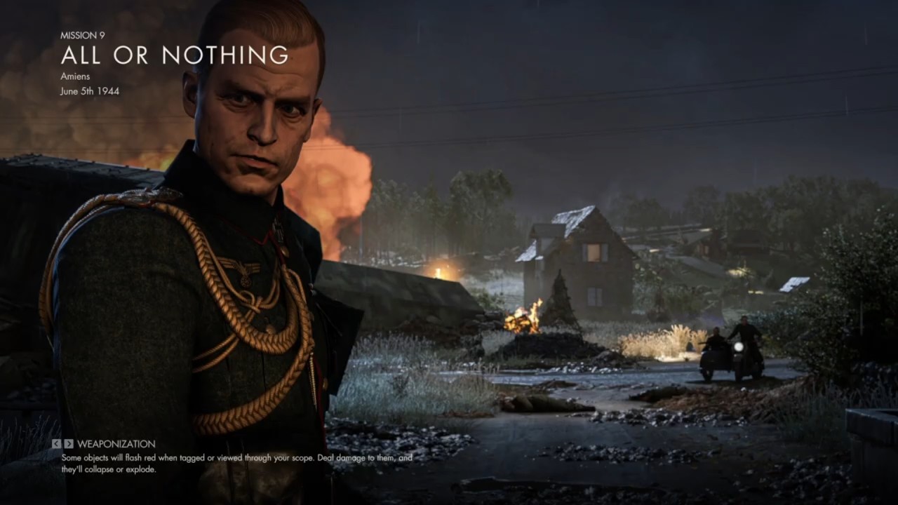Sniper Elite: Resistance Mission 9 All or Nothing Hard all cut scenes