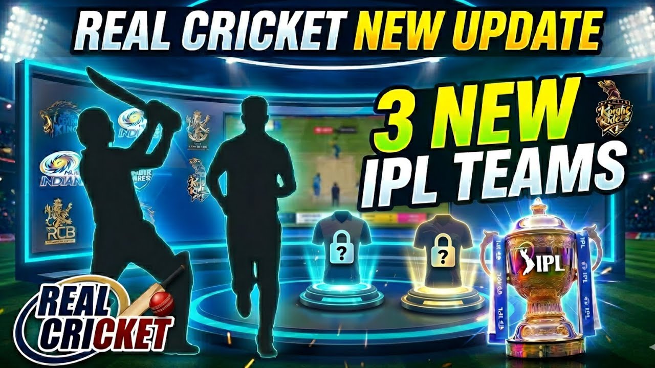 Finally Real Cricket New Update 🔥3 New IPL Teams Confirmed + Somthing Big Coming 🤯