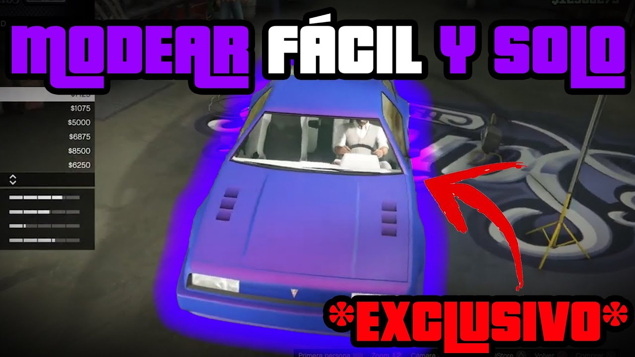 COMO MODEAR PINTURAS MATE FÁCIL SOLO SIN AYUDA - GTA V ONLINE