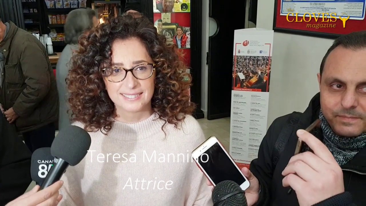 Abbiamo incontrato TERESA MANNINO al Cinema Teatro Orfeo di Taranto