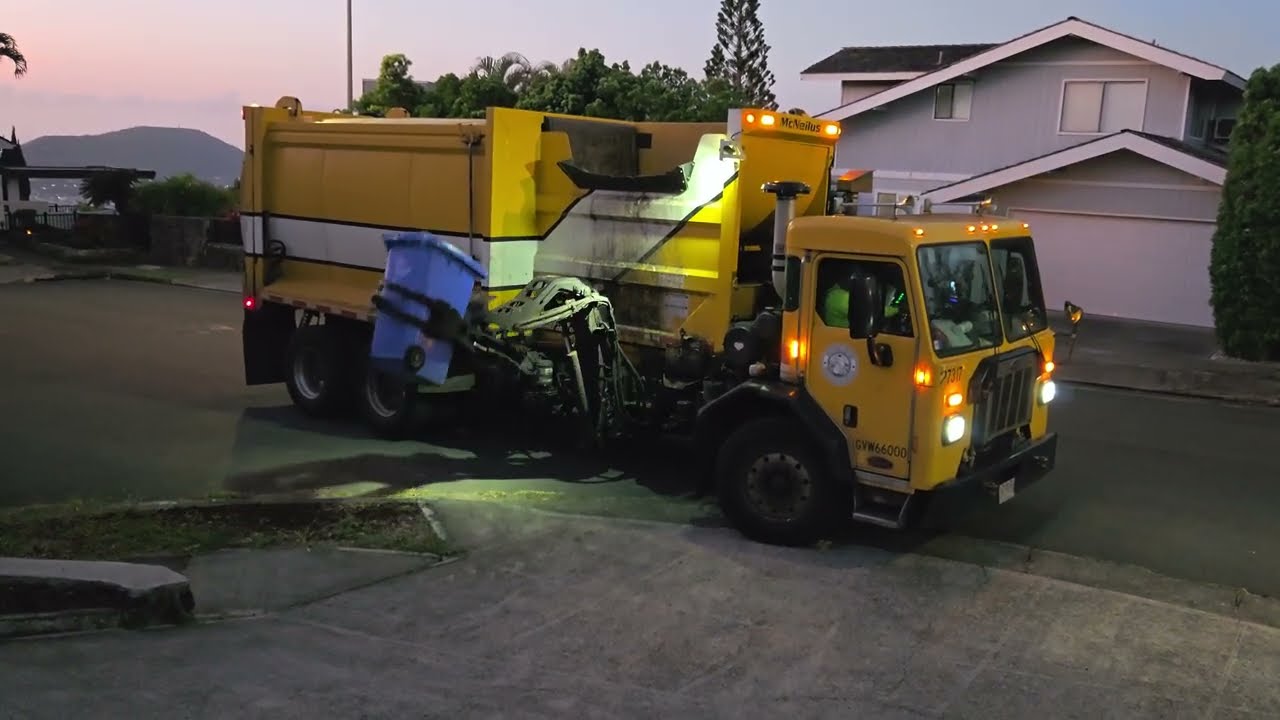 Early Morning Recycling 