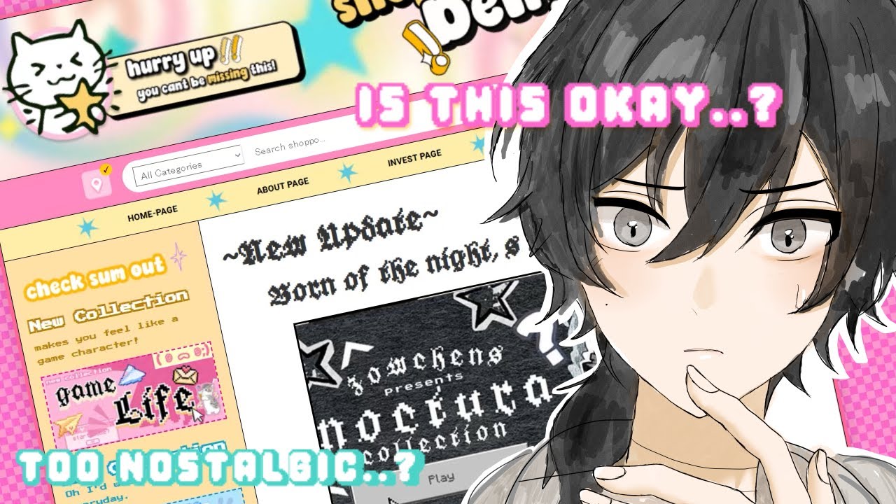 I made a cute website out of boredom...