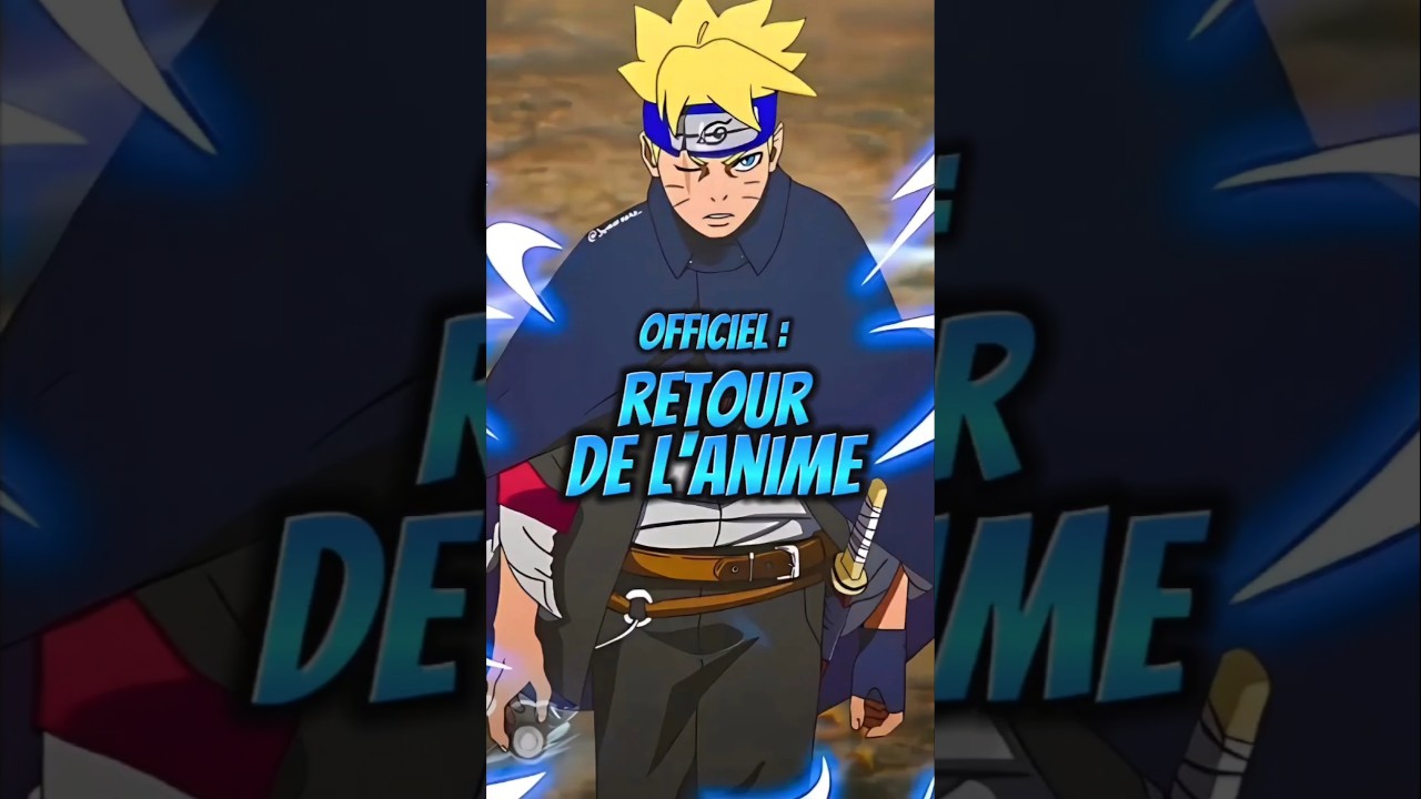 Enfin le retour de l'anime Boruto... !! ... ... ... ... ... ... ... ... 🐟 #boruto