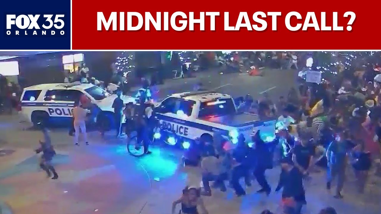 Orlando officials weigh ending late-night alcohol sales amid spike in downtown violence