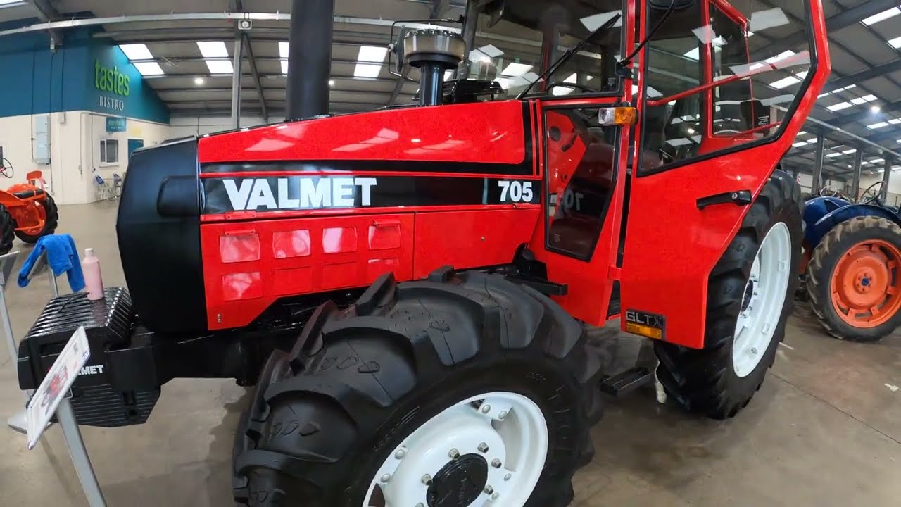 1986 Valmet / Valtra 705 GLTX 4X4 4.4 Litre 4-Cyl Turbo Diesel Row Crop Tractor (85 HP) Newark 2025