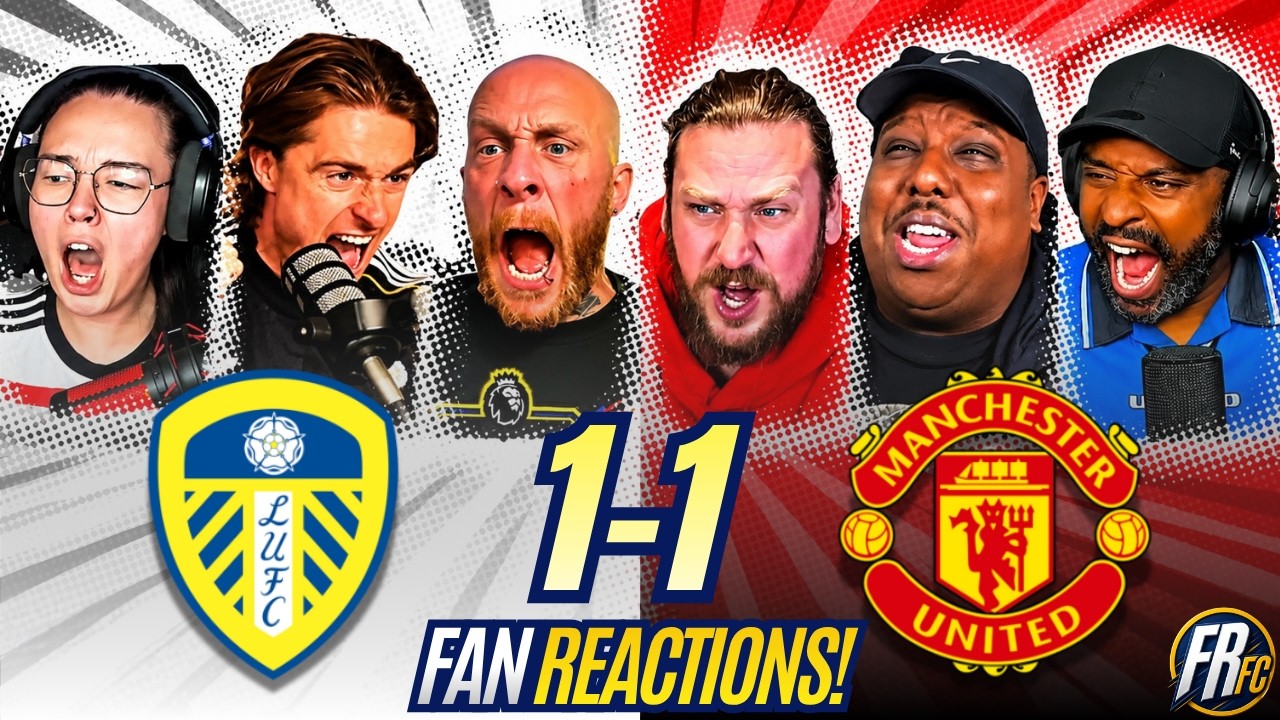 Man United Fans DISCOURAGED😣 Reactions to Leeds United 1-1 Man United | Premier League Fan Reactions