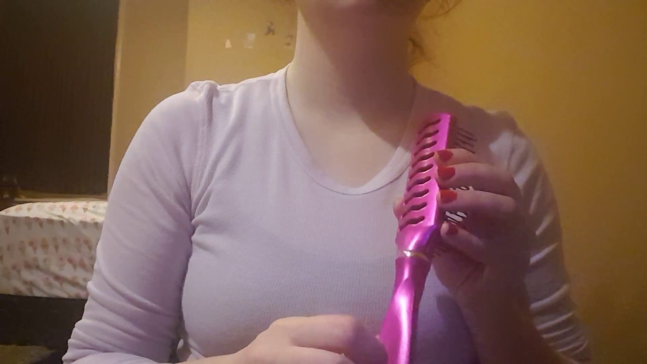 ASMR haircut and style. No talking.