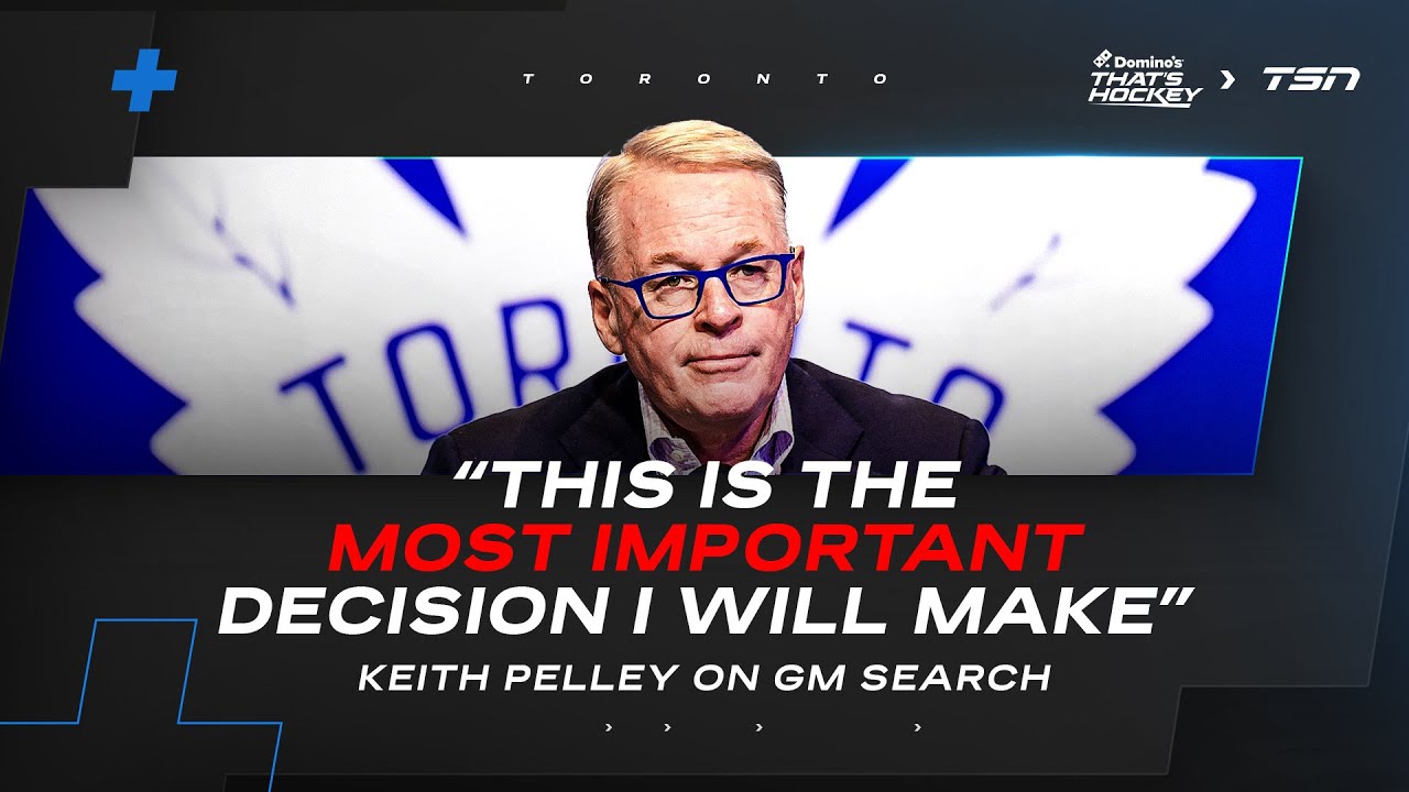 Keith Pelley outlines Maple Leafs plan to find new GM