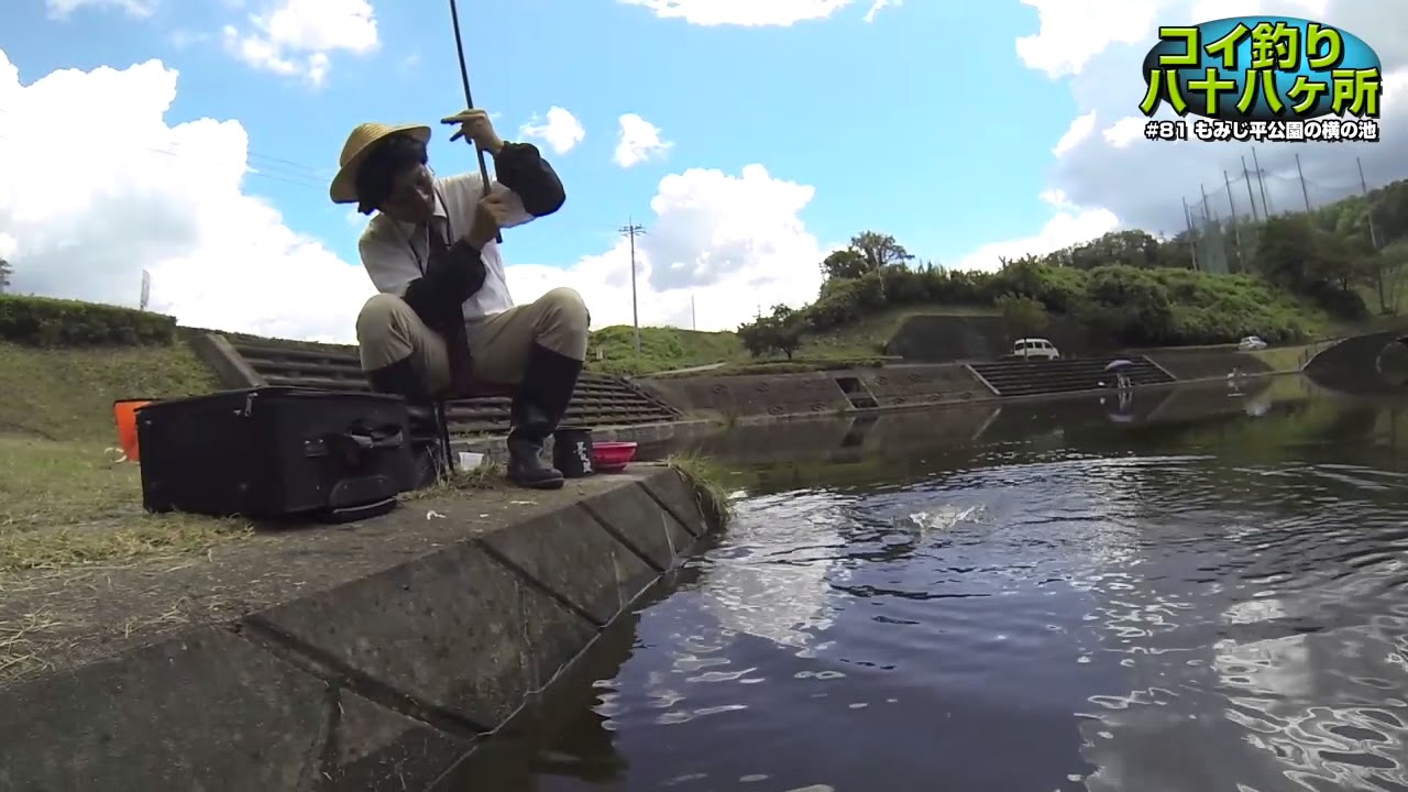 コイ釣り八十八ヶ所　#81：群馬県・もみじ平公園の横の池