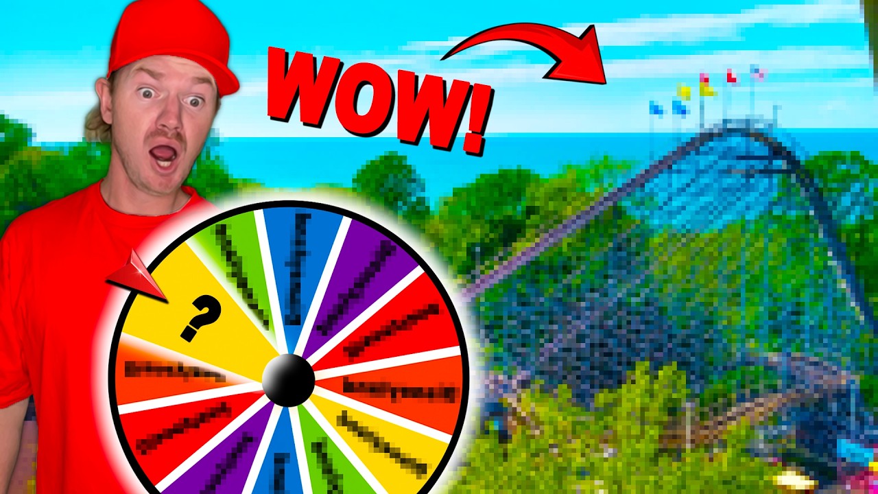 MYSTERY WHEEL Decides Which THEME PARK I Visit - Episode 7 🇺🇸