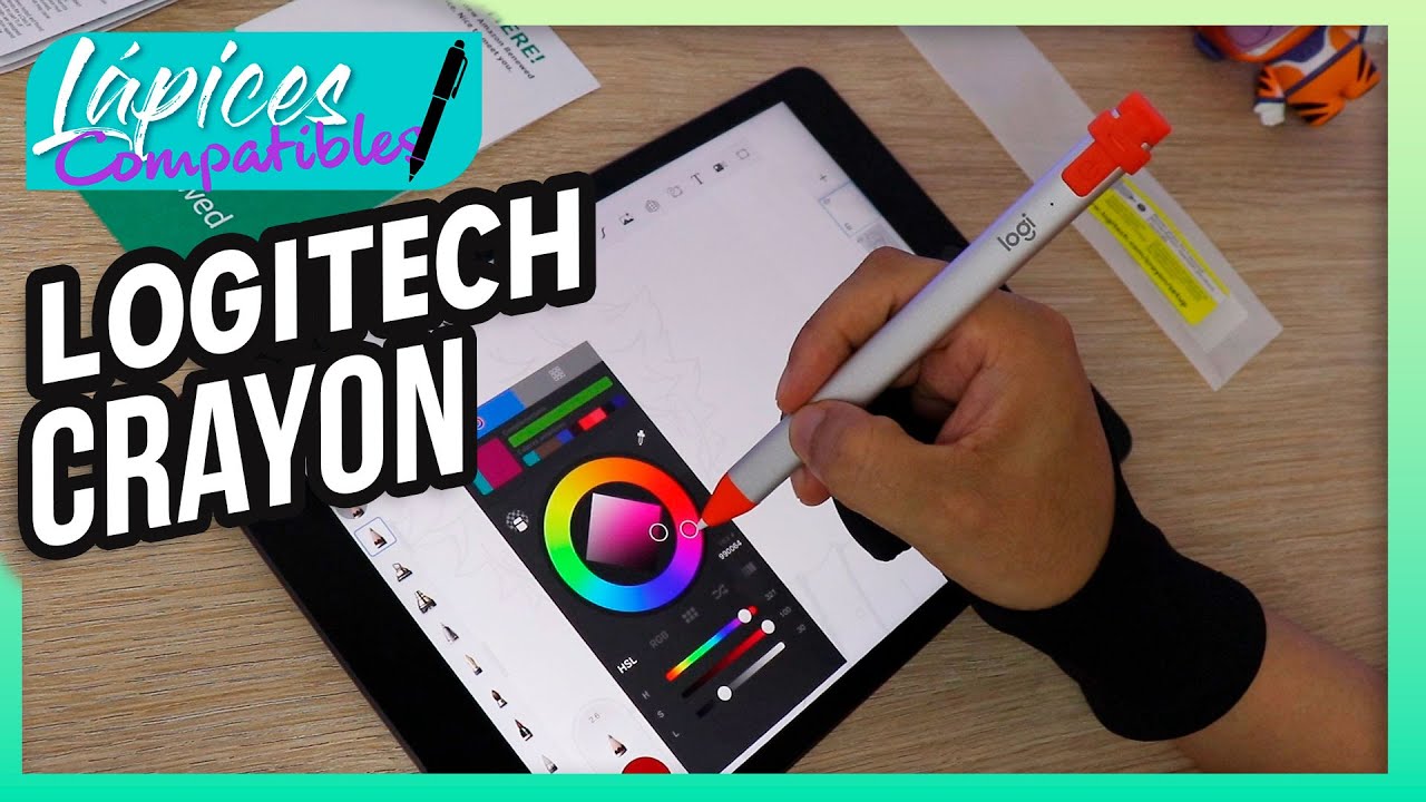 Lápiz compatible para iPad, iPad Pro, iPad Air y iPad Mini ✅ LOGITECH CRAYON