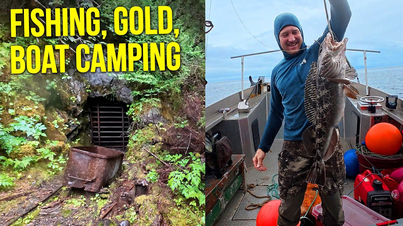 Kilchers find a Gold Mine, fishing, Camping on a Boat!