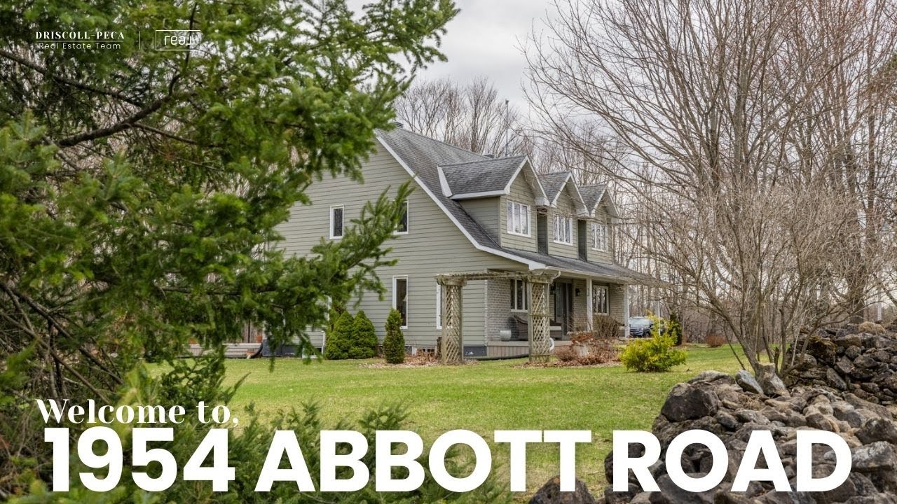 1954 Abbott Road - Gorgeous Custom, Country Home Minutes from Kemptville For Sale.