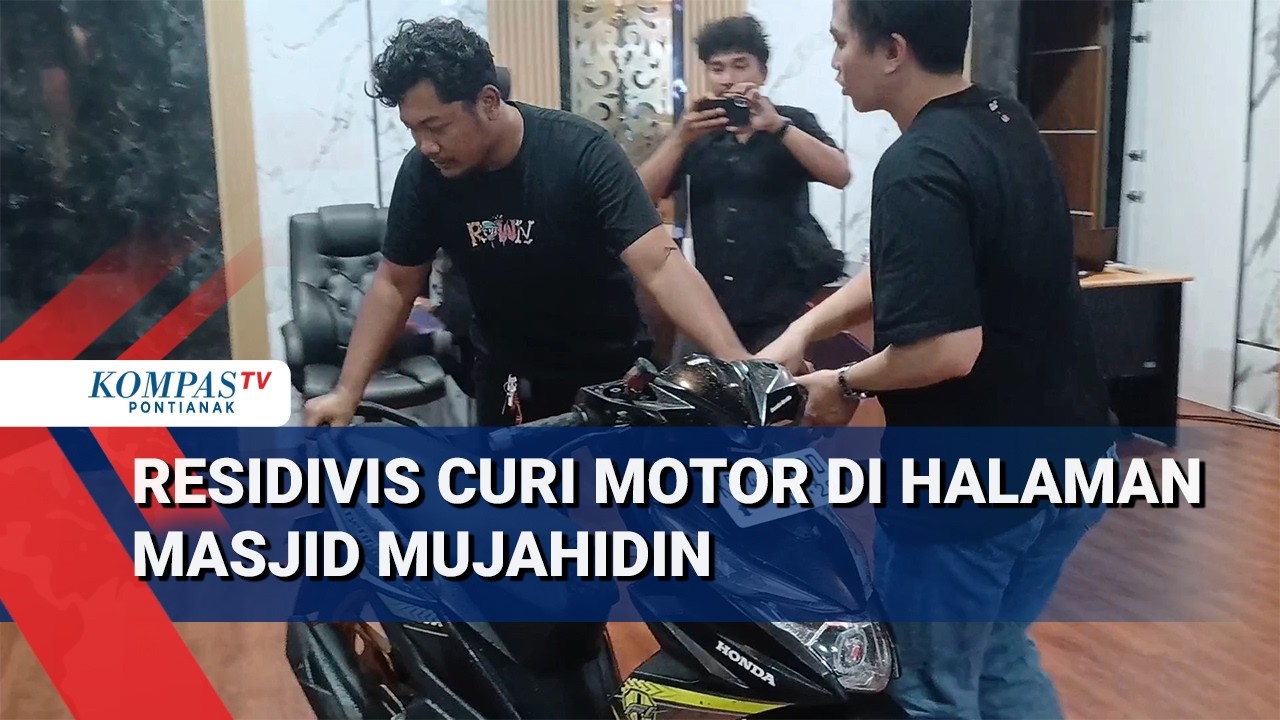 Kunci Kontak Lupa Dicabut, Sebuah Sepeda Motor di Halaman Masjid Raib Dibawa Maling