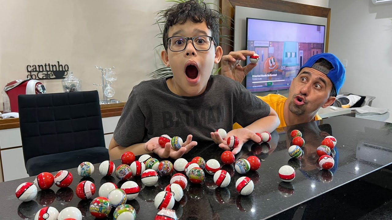 ABRIMOS VÁRIAS POKEBOLAS E CONSEGUIMOS UM POKÉMON SUPER RARO!