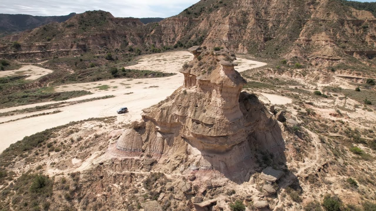 du désert des Monegros au désert des Bardenas -  Raid 4x4 Offroad Espagne en 4K