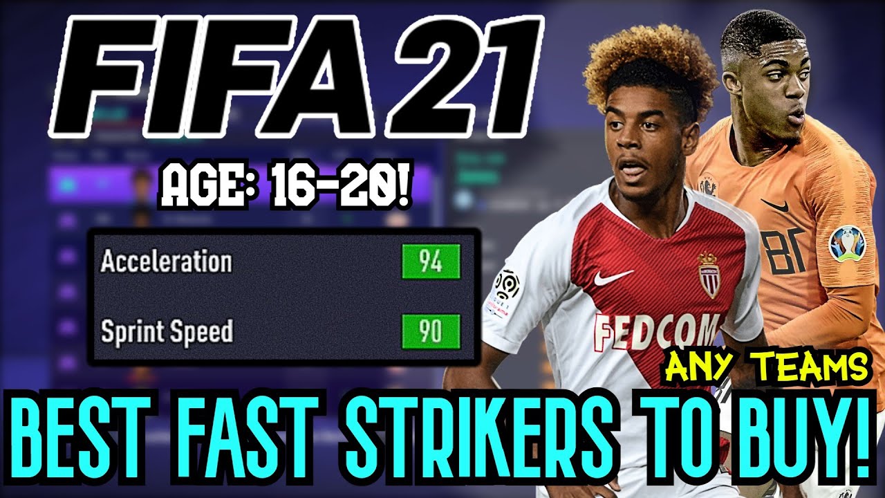 FIFA 21: BEST PACEY STRIKERS TO BUY ON CAREER MODE (Any Teams!)