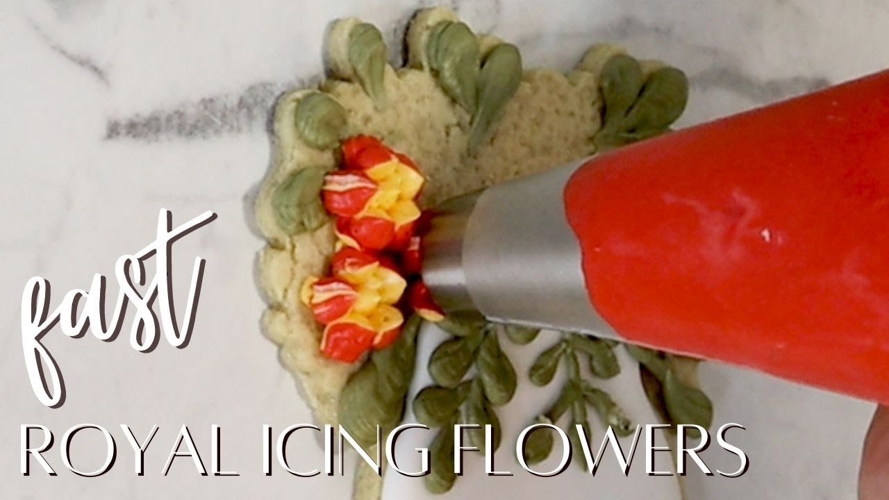 Royal Icing Flowers- Make Royal Icing Flowers Faster with Russian Piping Tips